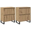 Kabalas 2 pcs Amatininkų ąžuolas 60 x 35 x 70 cm