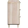 Kabalas 2 pcs Balta 120 x 33,5 x 75 cm mango medienos masyvas