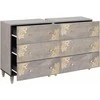Kabalas 2 pcs Pilka 60 x 33 x 75 cm Kietas mango medis