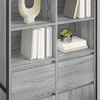 Kabalas 2 pcs Pilkas Sonoma 81 x 36 x 150.5 cm Apdirbta mediena