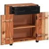 Kabalas 2 pcs Ruda 110 x 30 x 75 cm Kietos akacijos mediena