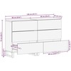 Kabalas 2 vnt. 120 x 33,5 x 75 cm mango medienos masyvas Ruda