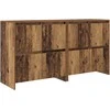Šoninės lentynos 2 pcs Sena mediena 70 x 41 x 75 cm