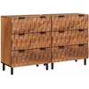 Kabalas 2 vnt. 60 x 33 x 75 cm Kietas mango medis