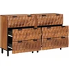 Kabalas 2 vnt. 60 x 33 x 75 cm Kietas mango medis