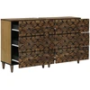Kabalas 2 vnt. 60 x 33,5 x 75 cm Kietas mango medis Ruda