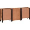 Kabalas 3 pcs Ruda 55 x 30 x 75 cm Kietos akacijos mediena