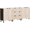 Kabalas 3 vnt. 60 x 33 x 75 cm Kietas mango medis
