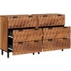 Kabalas 2 pcs Akacijos ruda apdaila 60 x 33 x 75 cm