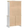 Kabalas Corona Balta 100 x 48,5 x 179 cm Kietos pušies mediena