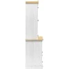 Kabalas Corona Balta 100 x 48,5 x 179 cm Kietos pušies mediena