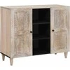 Kabalas Balta išblukinta 90 x 33 x 75 cm Kietas mango medis