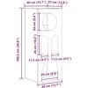 Kabalas ELST Balta 40 x 35 x 100.5 cm Apdirbta mediena