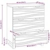 Kabalas Balta 60 x 33.5 x 75 cm Mango medienos masyvas