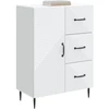 Kabalas Balta 66 x 34,5 x 89,5 cm Apdirbta mediena