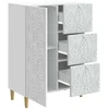 Kabalas Balta 66 x 34,5 x 90 cm Apdirbta mediena