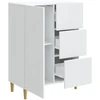 Kabalas Balta 66 x 34,5 x 90 cm Apdirbta mediena