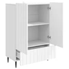 Kabalas Balta 66 x 34,5 x 97 cm Apdirbta mediena