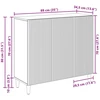 Kabalas Balta 89 x 34,5 x 80 cm Apdirbta mediena