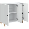 Kabalas Balta 89 x 34,5 x 80 cm Apdirbta mediena