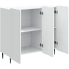 Kabalas Balta 89 x 34,5 x 82 cm Apdirbta mediena