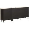 Kabalas 3 pcs Baltos skalbimo apdaila 180 x 33 x 75 cm