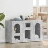 Kabalas ELST Betono pilka 100 x 35 x 59 cm Apdirbta mediena
