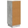 Kabalas Betono pilka 33 x 34,5 x 87 cm Apdirbta mediena