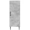 Kabalas Betono pilka 33 x 34,5 x 89,5 cm Apdirbta mediena
