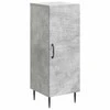 Kabalas Betono pilka 33 x 34,5 x 89,5 cm Apdirbta mediena