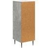 Kabalas Betono pilka 33 x 34,5 x 89,5 cm Apdirbta mediena
