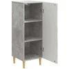 Kabalas Betono pilka 33 x 34,5 x 90 cm Apdirbta mediena