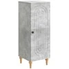 Kabalas Betono pilka 33 x 34,5 x 90 cm Apdirbta mediena