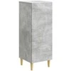 Kabalas Betono pilka 33 x 34,5 x 90 cm Apdirbta mediena