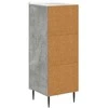 Kabalas Betono pilka 34,5 x 33 x 92 cm Apdirbta mediena
