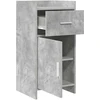 Kabalas Betono pilka 40 x 36 x 80 cm Apdirbta mediena