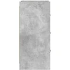 Kabalas Betono pilka 40 x 36 x 80 cm Apdirbta mediena