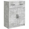 Kabalas Betono pilka 66 x 34,5 x 87 cm Apdirbta mediena