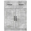 Kabalas Betono pilka 66 x 34,5 x 87 cm Apdirbta mediena