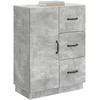Kabalas Betono pilka 66 x 34,5 x 87 cm Apdirbta mediena