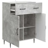 Kabalas Betono pilka 66 x 34,5 x 89,5 cm Apdirbta mediena