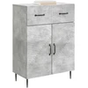 Kabalas Betono pilka 66 x 34,5 x 89,5 cm Apdirbta mediena
