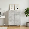 Kabalas Betono pilka 66 x 34,5 x 90 cm Apdirbta mediena