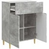 Kabalas Betono pilka 66 x 34,5 x 90 cm Apdirbta mediena