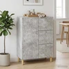 Kabalas Betono pilka 66 x 34,5 x 90 cm Apdirbta mediena