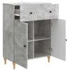 Kabalas Betono pilka 66 x 34,5 x 90 cm Apdirbta mediena