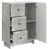 Kabalas Betono pilka 66 x 34,5 x 90 cm Apdirbta mediena