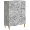 Kabalas Betono pilka 66 x 34,5 x 90 cm Apdirbta mediena