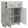Kabalas Betono pilka 66 x 34,5 x 90 cm Apdirbta mediena