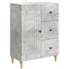 Kabalas Betono pilka 66 x 34,5 x 90 cm Apdirbta mediena